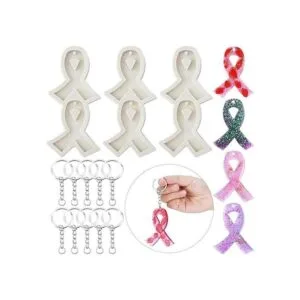 6 piezas de cinta de silicona para concientización molde