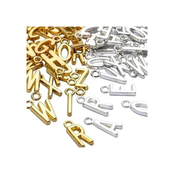 Dijes de letras a granel 104pcs AZ letras encantos del_4