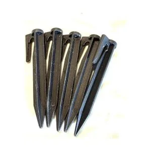 EMBerg 100 unidades estacas de alambre de plástico para