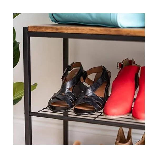 IRIS USA Banco de zapatos de 3 niveles para entrada 6_5