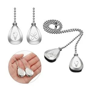 4 piezas de ventilador de techo extensor de cadena de