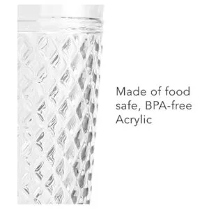 PG Drinkware Collection Vasos de agua de plástico de