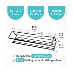 Soporte de pared para especias Organizador de especias