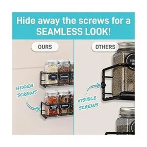 Soporte de pared para especias Organizador de especias