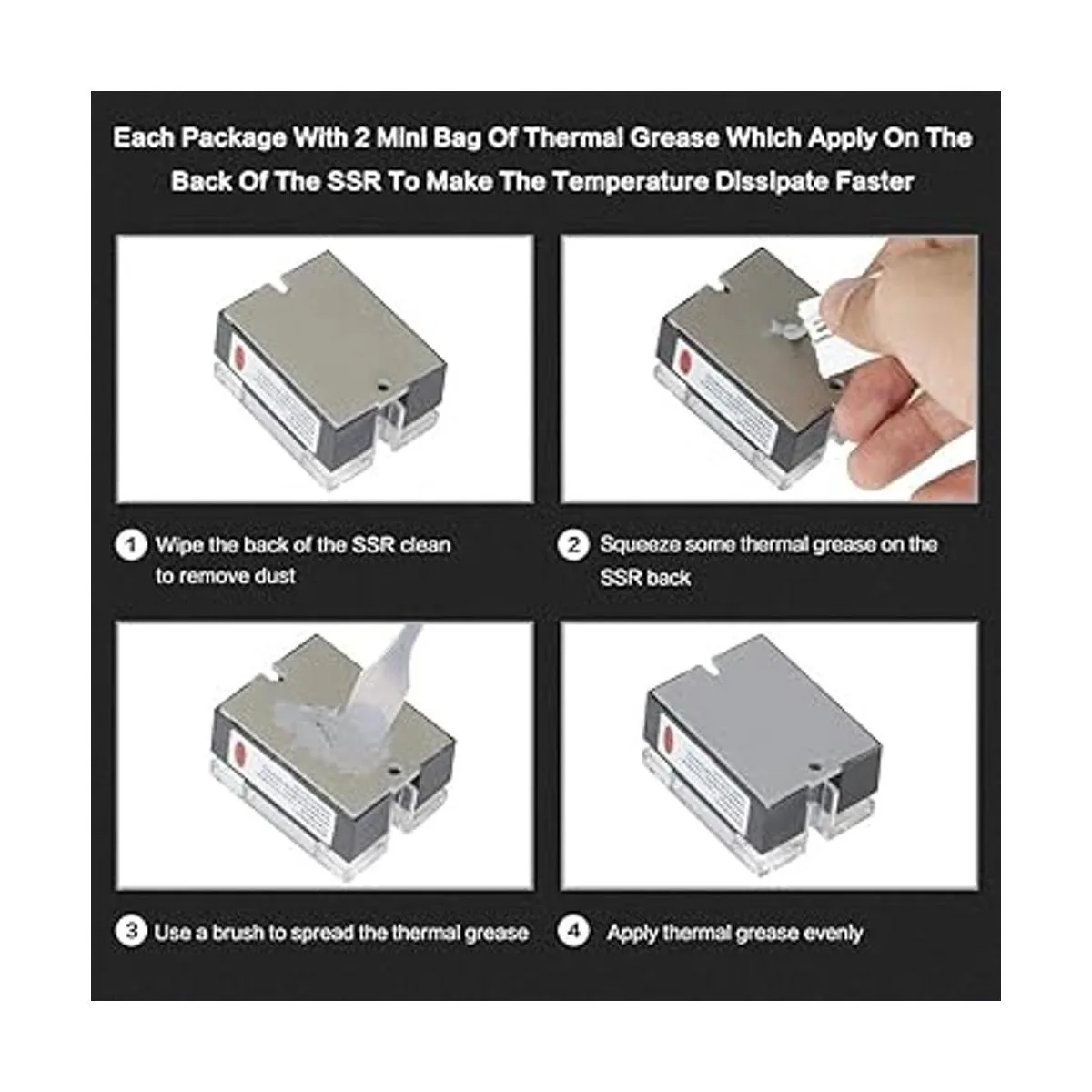 CG relé de estado sólido SSR40DD DC a CC entrada 332VDC a_3