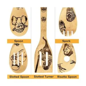 Star War Cucharas de madera de cocina utensilios de
