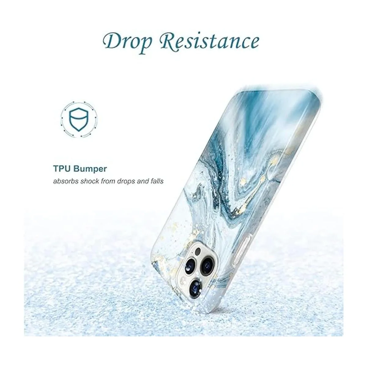 JIAXIUFEN Funda delgada brillante compatible con iPhone_5