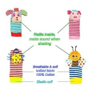 Muñequera sonajero calcetines de sonajero juguete de_3