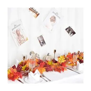 DearHouse Guirnalda de hojas de arce de 5.9 pies la