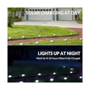 Luces solares de ladrillos impermeables para exteriores 4_4