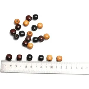 300 cuentas de madera impresas de 0.433 x 0.472 in de_6