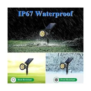 FALOVE Luces solares para exteriores 2 en 1 luz de_2