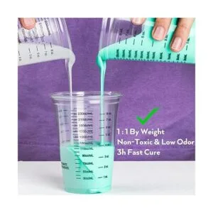 Nicpro Kit de fabricación de moldes de silicona de 20 A 5