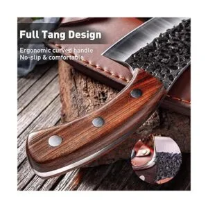 Cuchillo de chef de cocina forjado a mano de 6.3 pulgadas_4