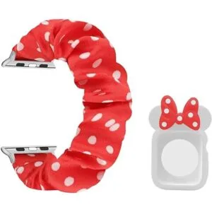 Correa elástica de lunares y funda de poliuretano_1