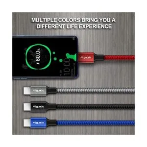 Paquete de 4 cable USB corto tipo C de 42 A carga_2