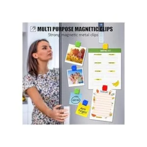 Clips magnéticos 24 clips de imán de metal resistentes_2