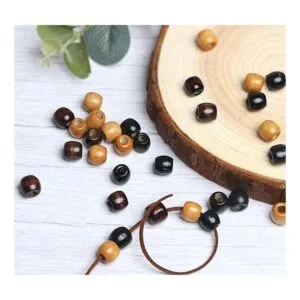 300 cuentas de madera impresas de 0.433 x 0.472 in de_5