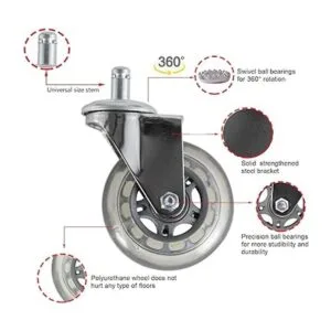 Kaleurrier Ruedas de poliuretano de alta calidad para_3