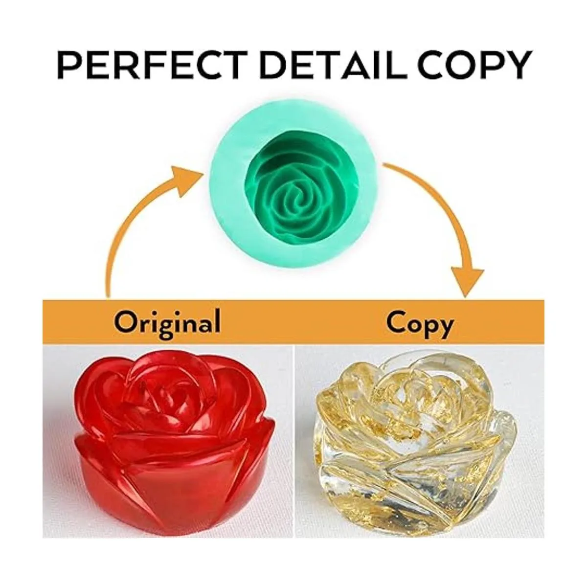 Nicpro Kit de fabricación de moldes de silicona de 20 A 5