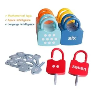 Dinhon Kids ABC Cerraduras de aprendizaje con llaves_2