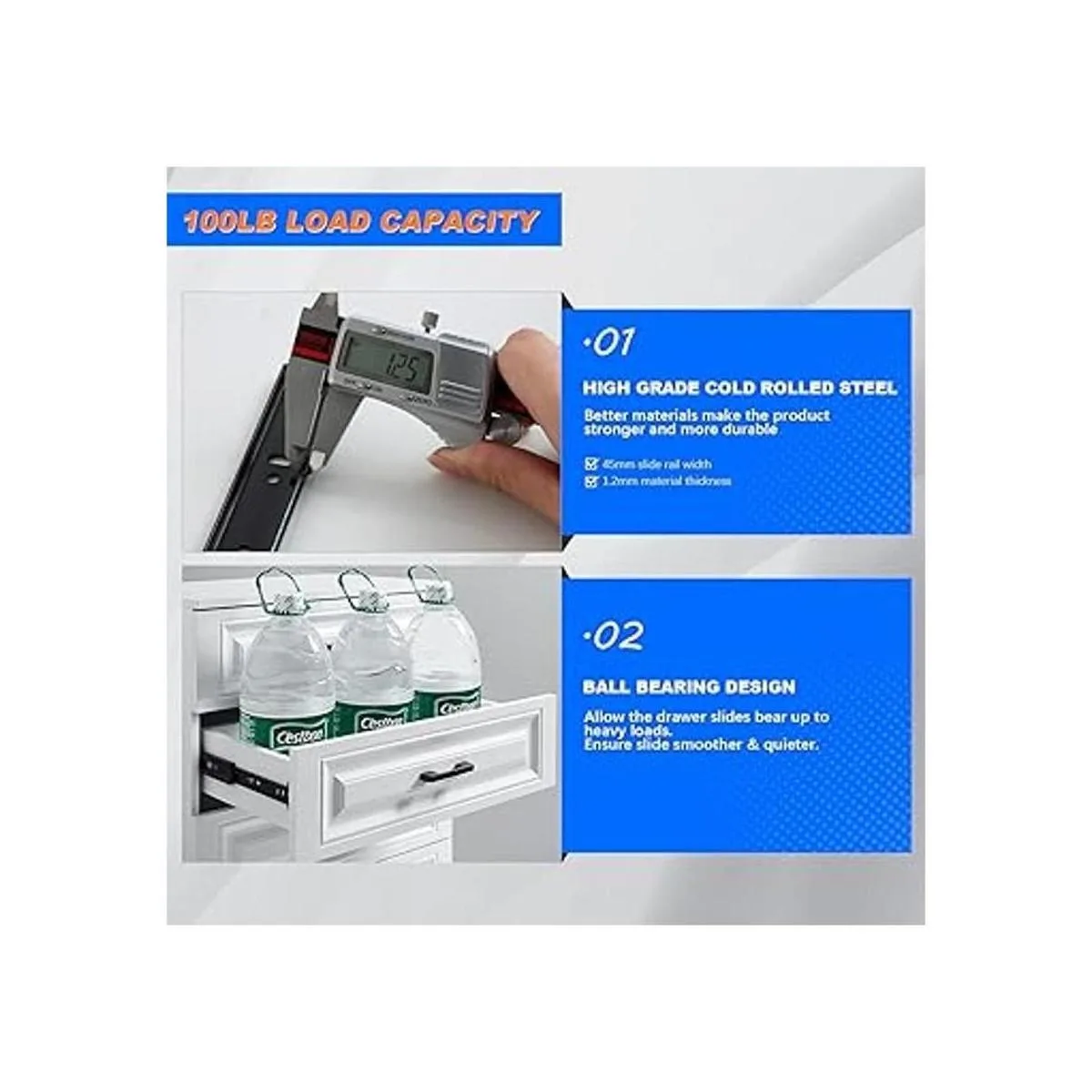 SHUHANG Diapositivas para cajones de extensión completa de_3