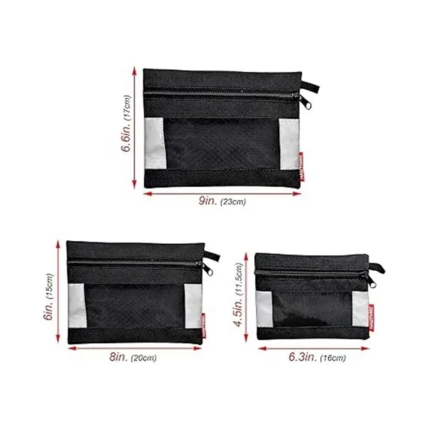 HAUTEC HT0126TB Juego de 3 bolsas de plástico con_2