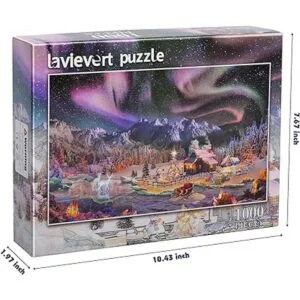 Lavievert Rompecabezas de 1000 piezas de Navidad para_6