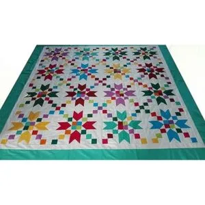 Paquete de 50 cuadrados de tela de algodón multicolor de 8