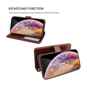 Bocasal Funda tipo cartera para iPhone Xs para iPhone X_5