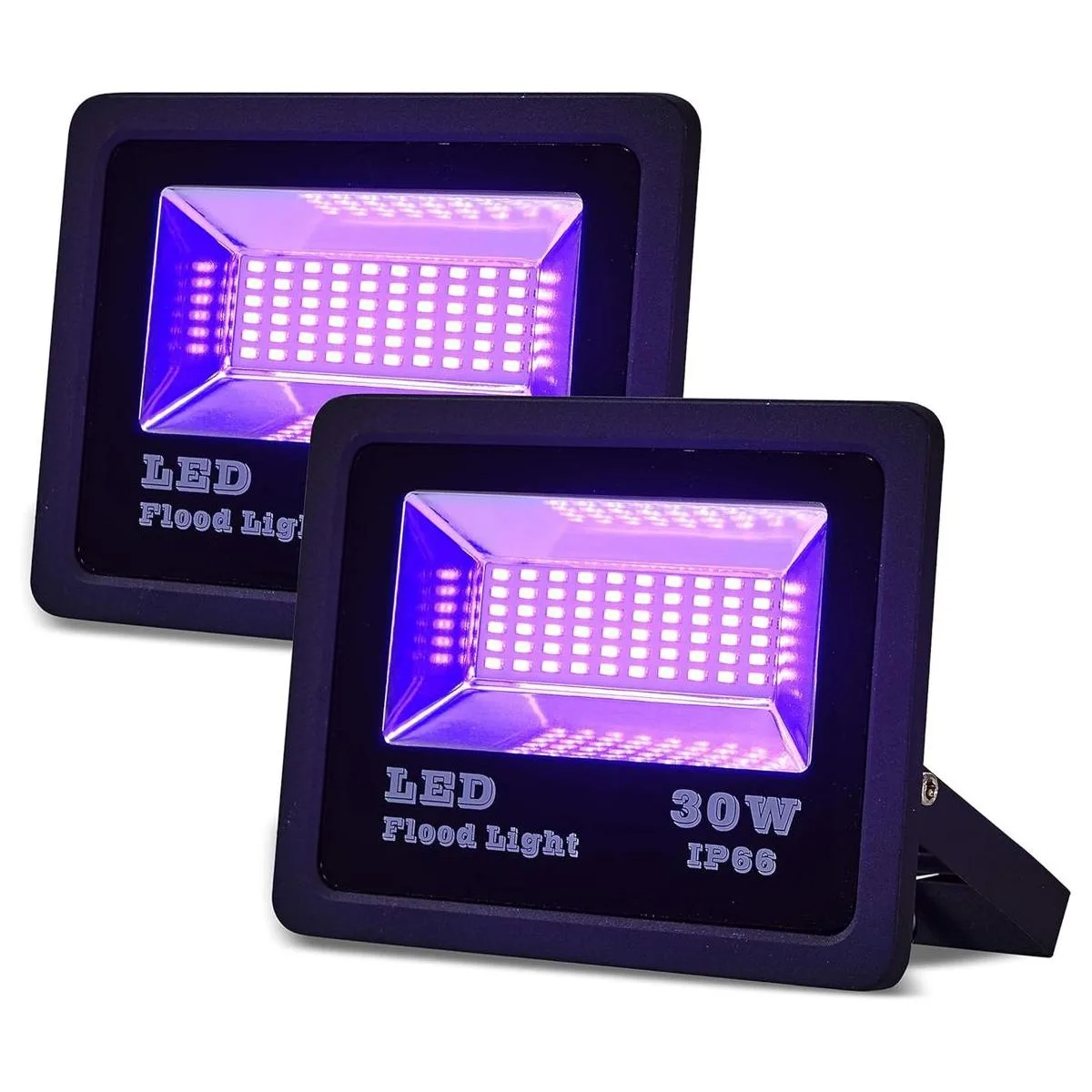 LANFU Paquete de 2 luces LED negras de 30 W para_1