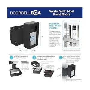 DoorbellBoa Timbre de video contra robos para instalar en_5