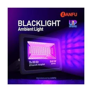 LANFU Paquete de 2 luces LED negras de 30 W para_5
