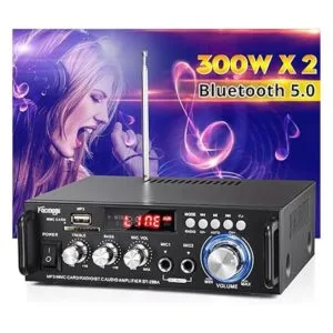 Facmogu Amplificador de potencia de audio receptor de_2