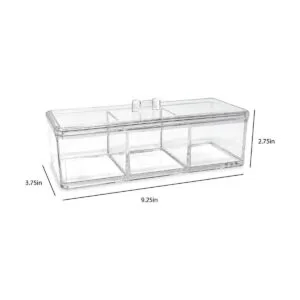 Isaac Jacobs Organizador apilable rectangular de acrílico_3
