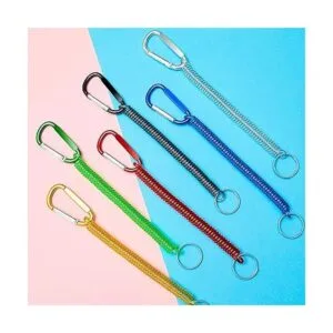 12 piezas de cuerda de pesca con muelle y llavero_5