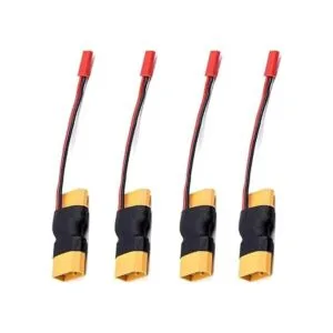 4 paquetes XT60 conectores macho a hembra con conector JST