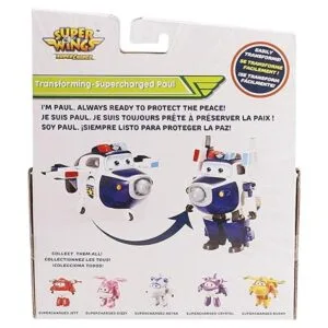 Super Wings Figura de acción de juguete de avión Paul_5