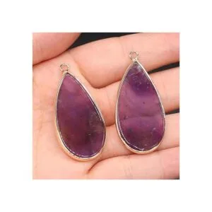 5 colgantes de piedra natural forma de gota de amatista_3