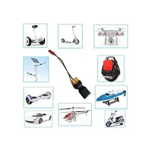 4 paquetes XT60 conectores macho a hembra con conector JST