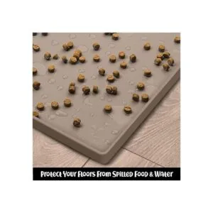 DogBuddy Dog Food Mat Waterproof Dog Bowl Mat Silicone_3