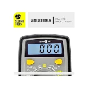 Segomo Tools DM500 Medidor de voltaje resistencia y_4