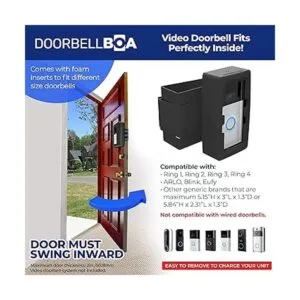 DoorbellBoa Timbre de video contra robos para instalar en_2