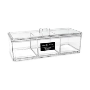 Isaac Jacobs Organizador apilable rectangular de acrílico_1