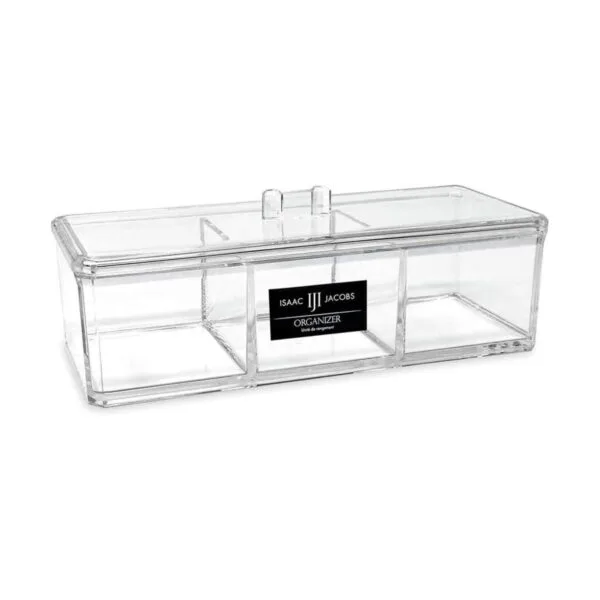 Isaac Jacobs Organizador apilable rectangular de acrílico_1