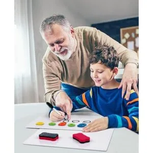 Gamenote Juego de tablas blancas pequeñas magnéticas_2