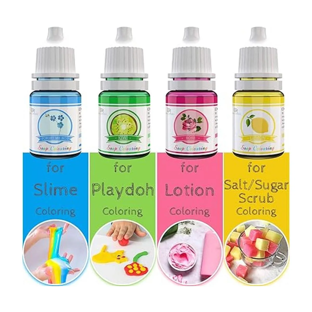 Tinte de jabón para bomba de baño de 20 colores colorante