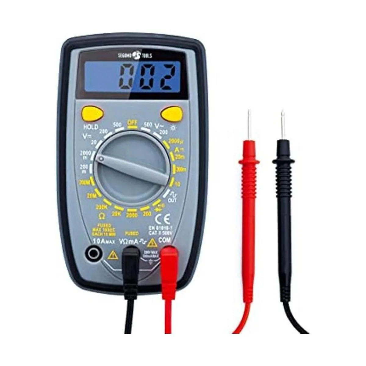 Segomo Tools DM500 Medidor de voltaje resistencia y_1