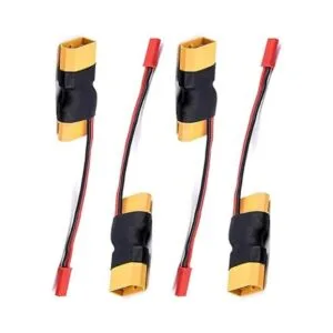 4 paquetes XT60 conectores macho a hembra con conector JST