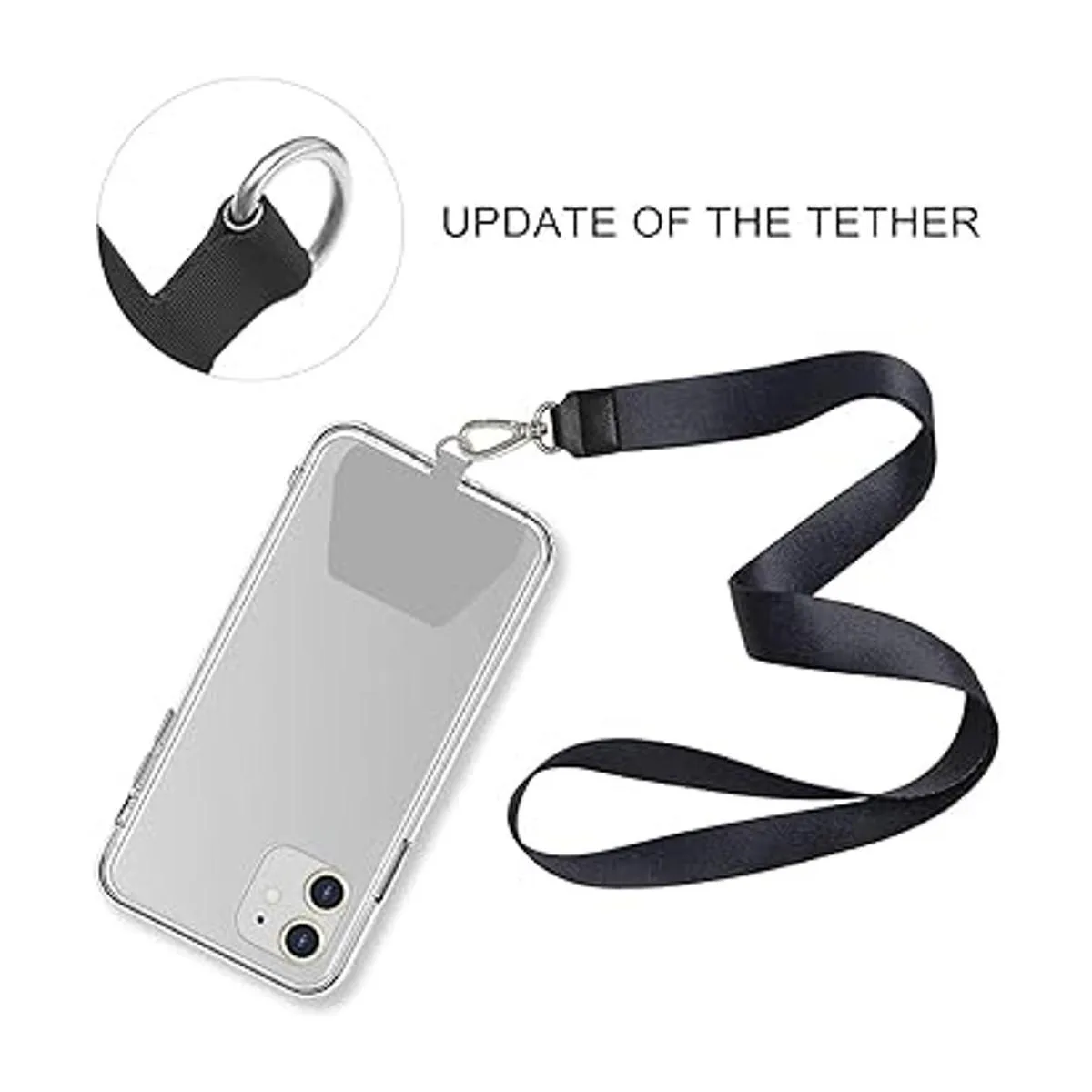 COCASES Paquete de 2 pestañas de sujeción para teléfono_2